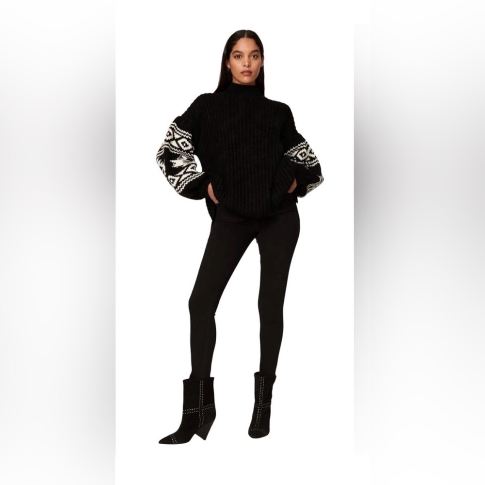 Sachin & Babi Black Statement Sweater – Size Small